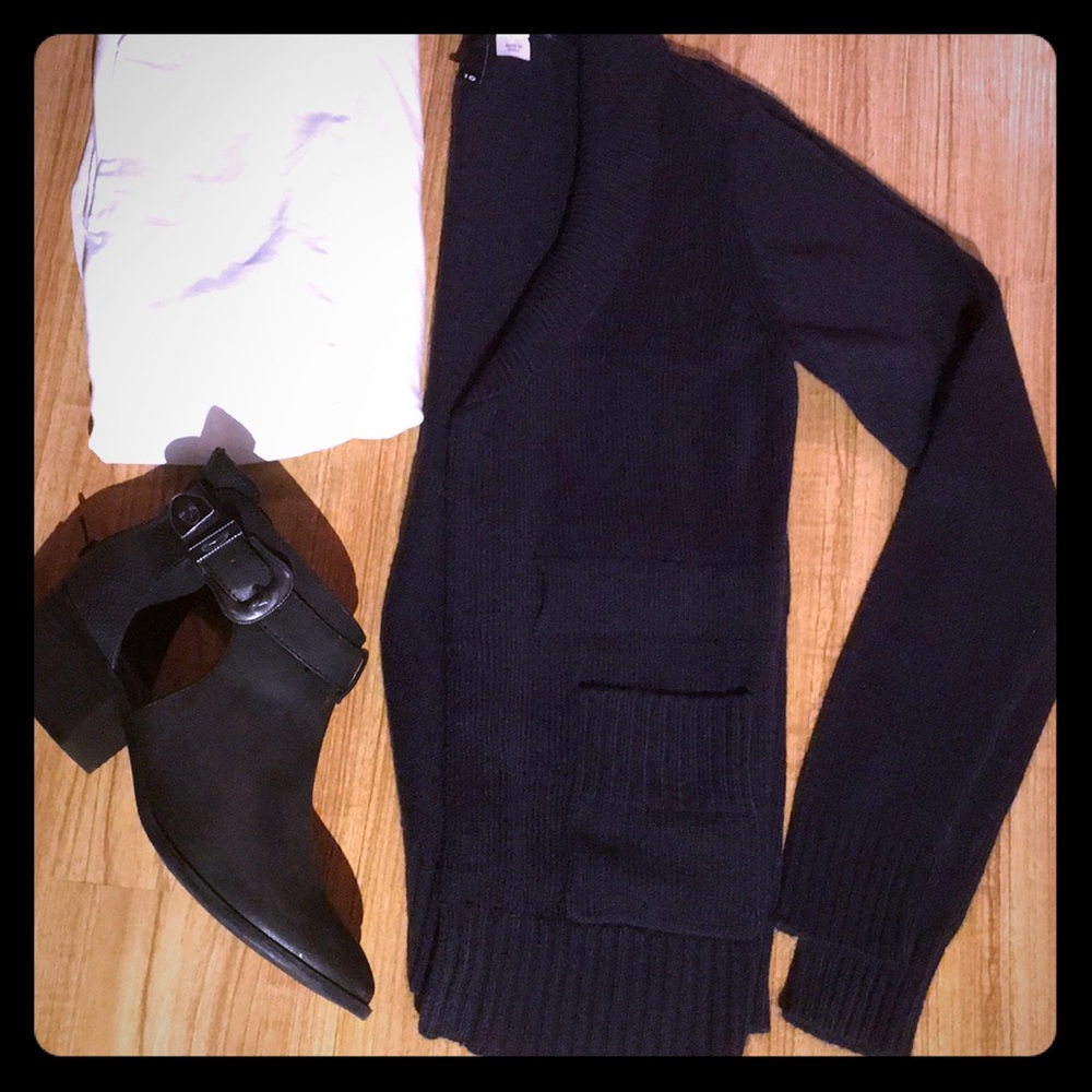 Navy blue cardigan